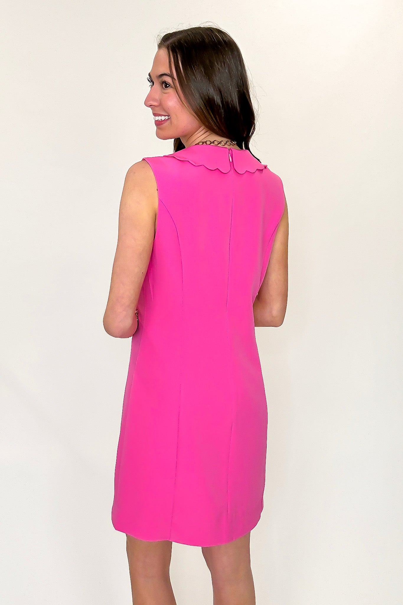 Scalloped Peter Pan Collar Dress