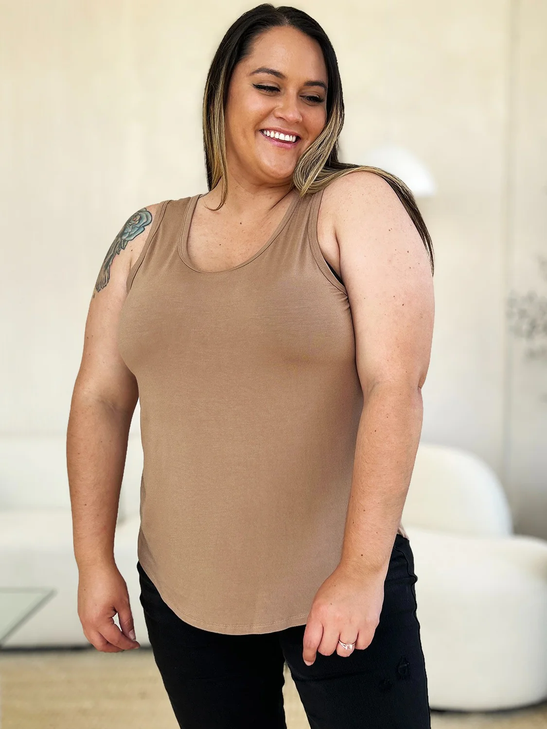 Everyday Ease Round Neck Tank (multiple color options)