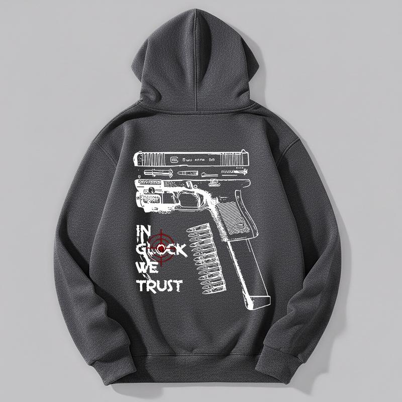 Unisex “In We Trust” Graphic Pullover Hoodie