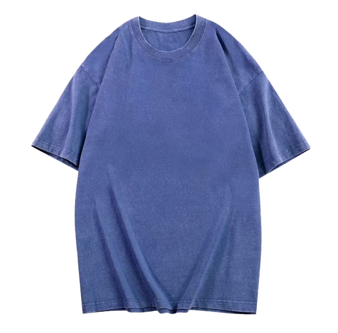 Holafish Women’s Acid Wash Oversized T-Shirt – Casual Cotton Crew Neck Summer Tee with Loose Fit & Streetwear Style