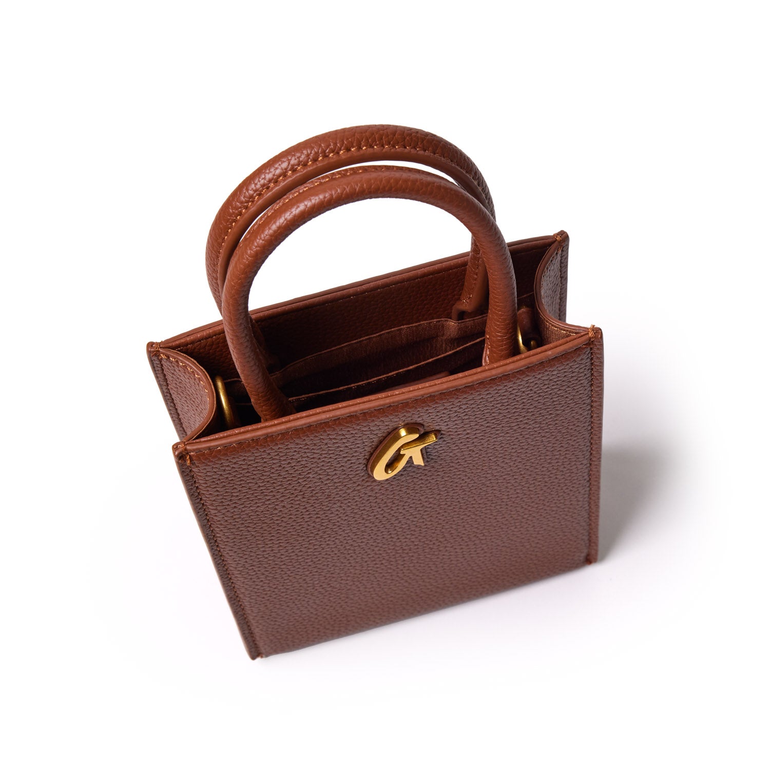 MINI PEBBLE TOTE - BROWN