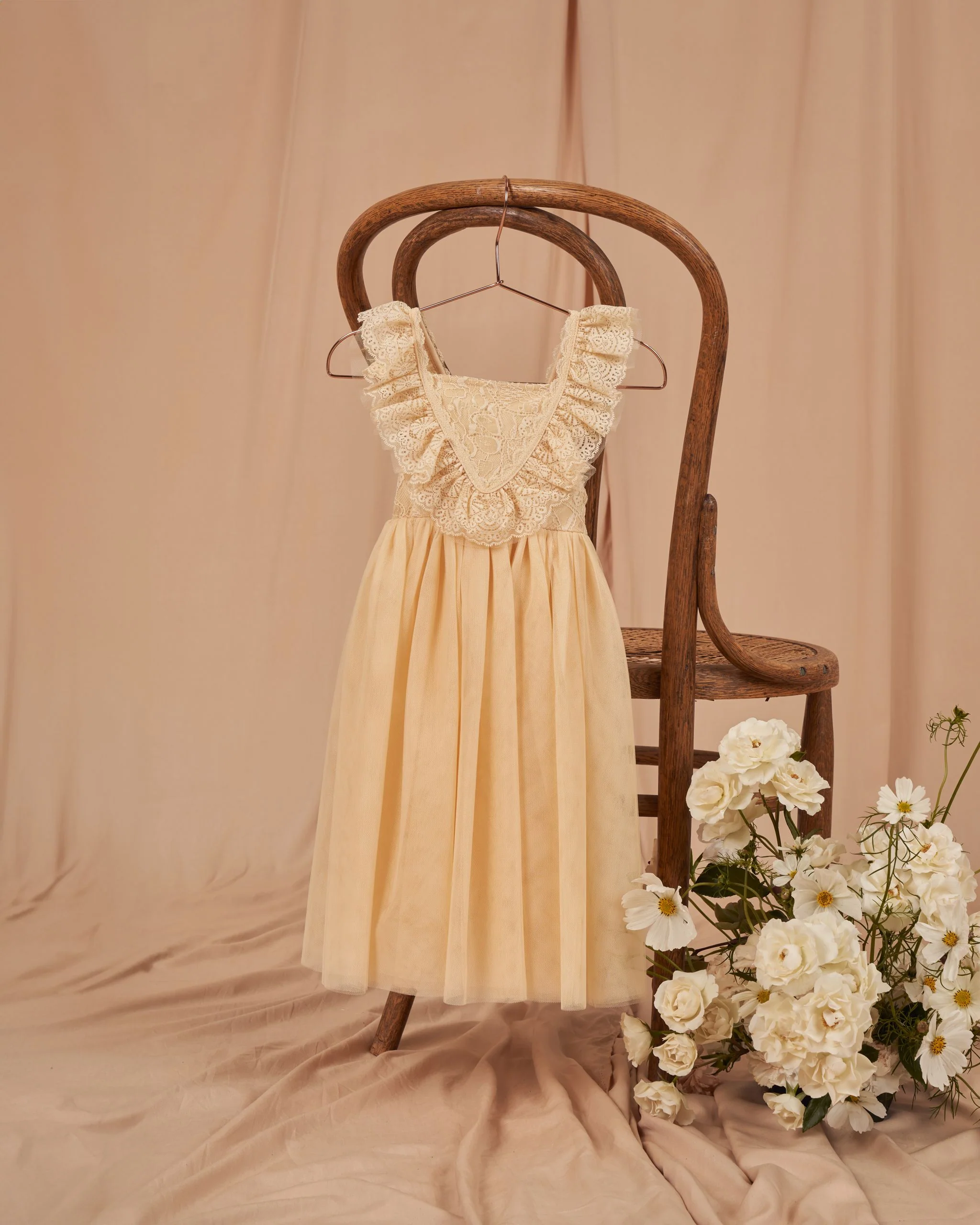 dorthea dress || champagne