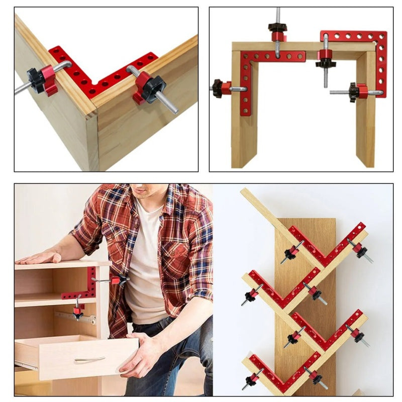 90-Degree Positioning Squares Right Angle Clamps Kit
