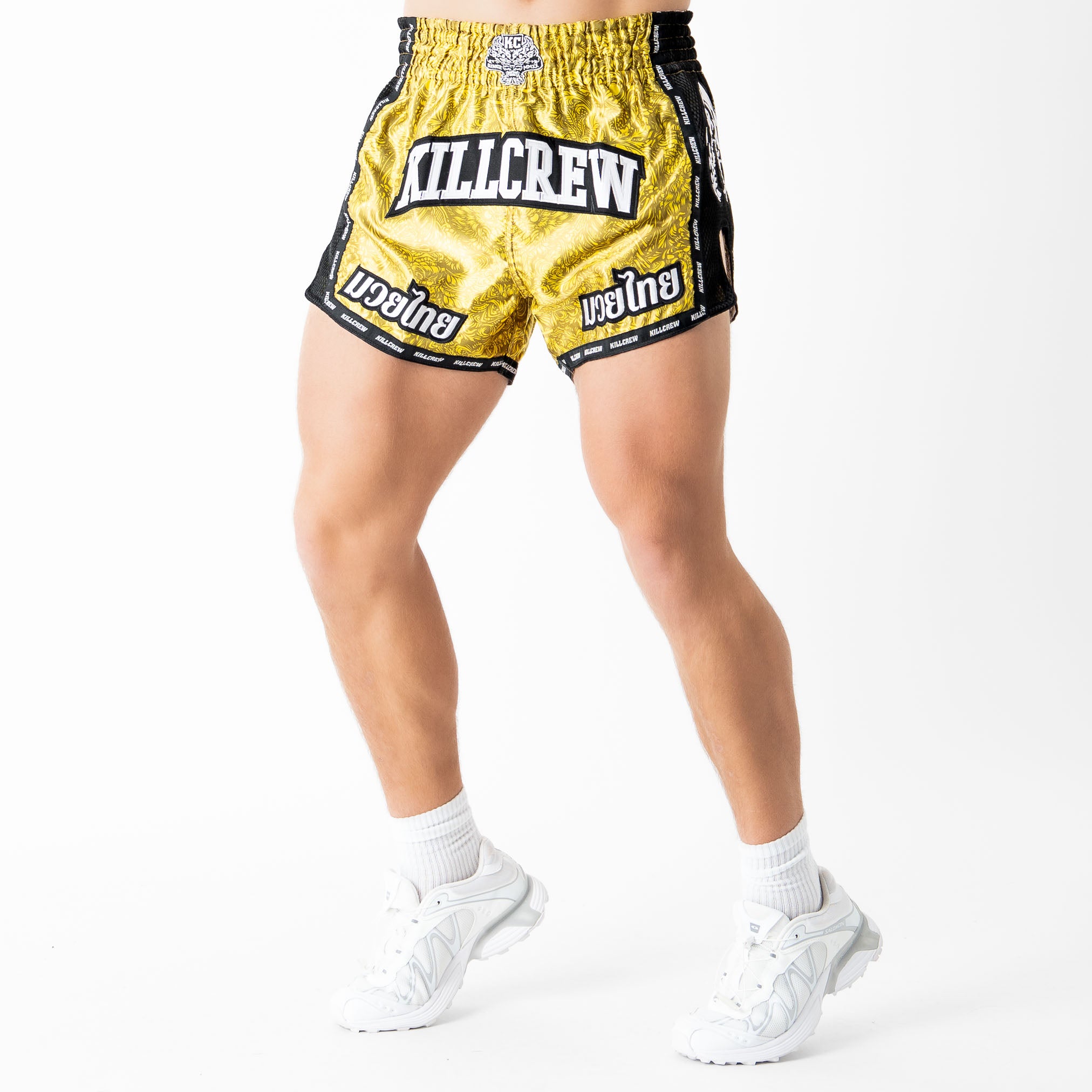 MUAY THAI FIGHT SHORTS - YELLOW