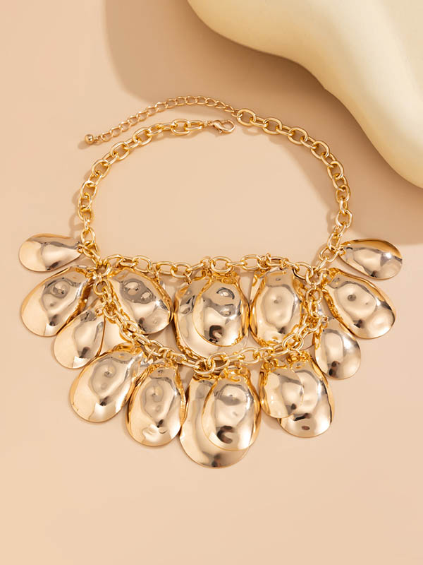 Chains Solid Color Necklaces Accessories
