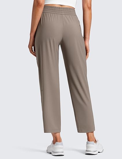 Lightweight Drapey Tapered Ankle Pants for Women