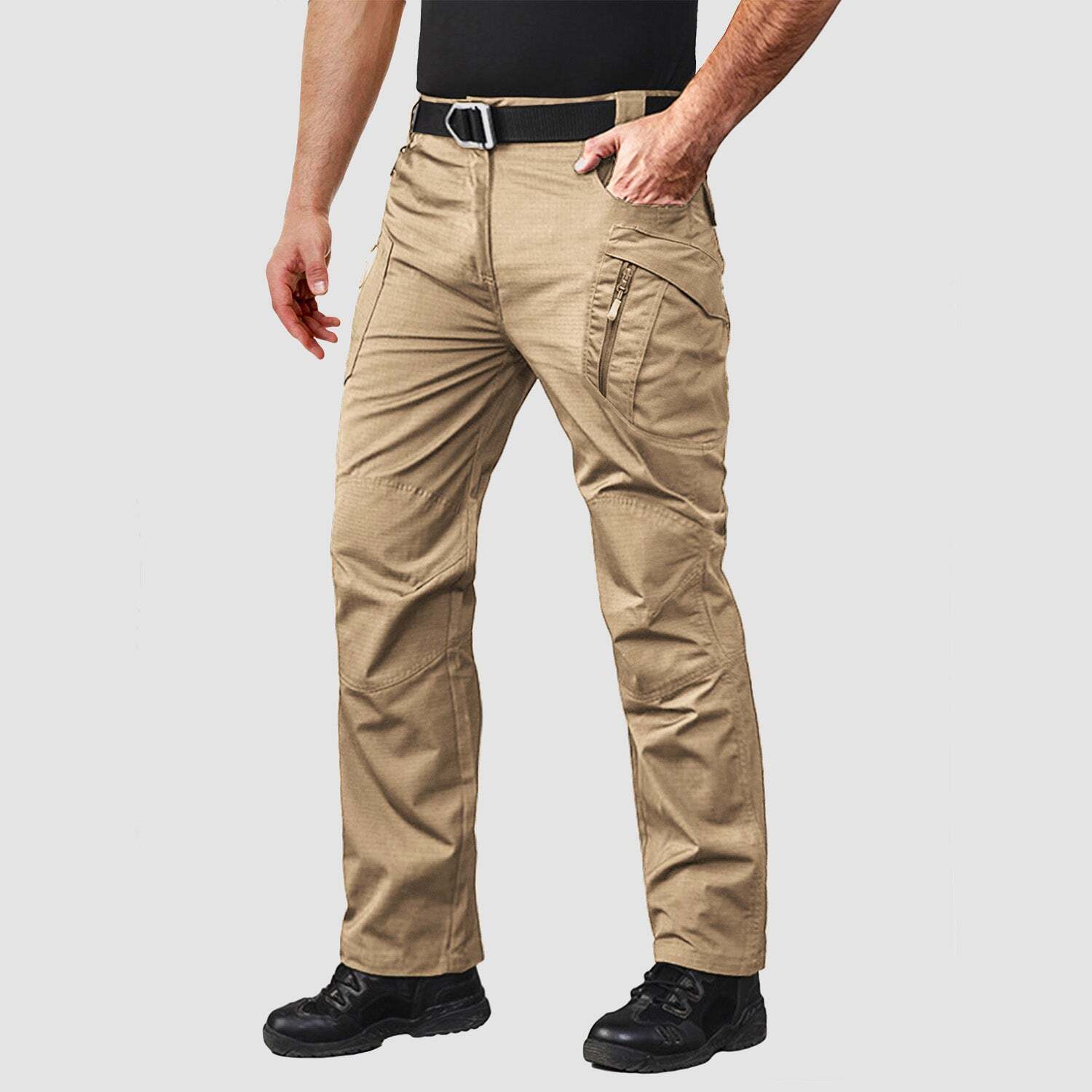 🔥🔥7-parks Men's Tactical Pants with 9 Pockets Rip-Stop Work Hiking Pants
