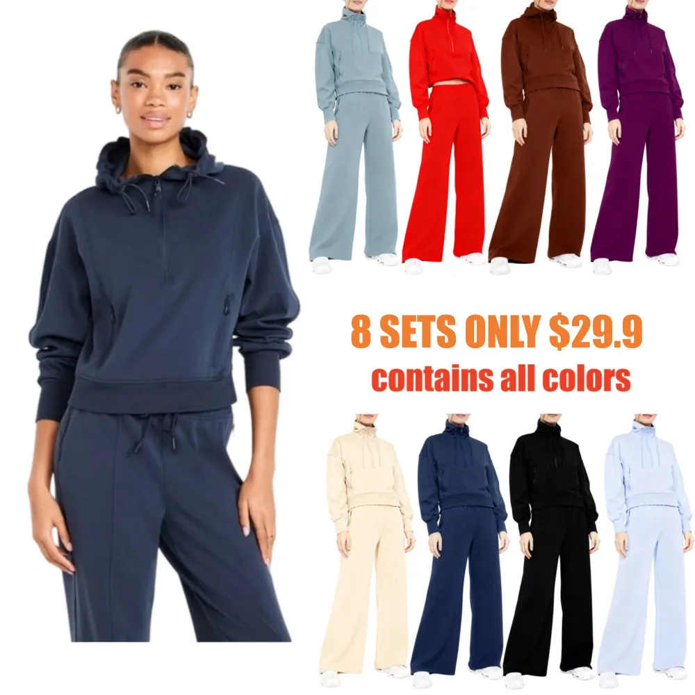 Dynamic Fleece Half-Zip Sweatshirt Sets