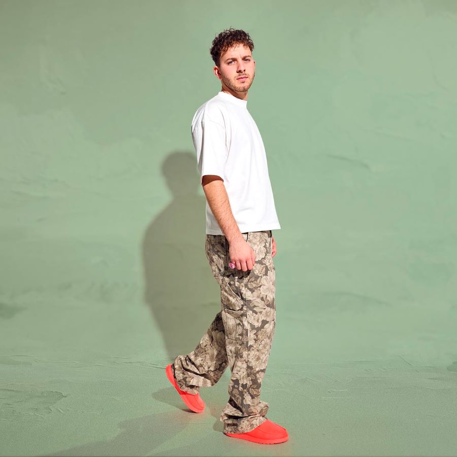 Wally Funk Mono - Fiery Coral