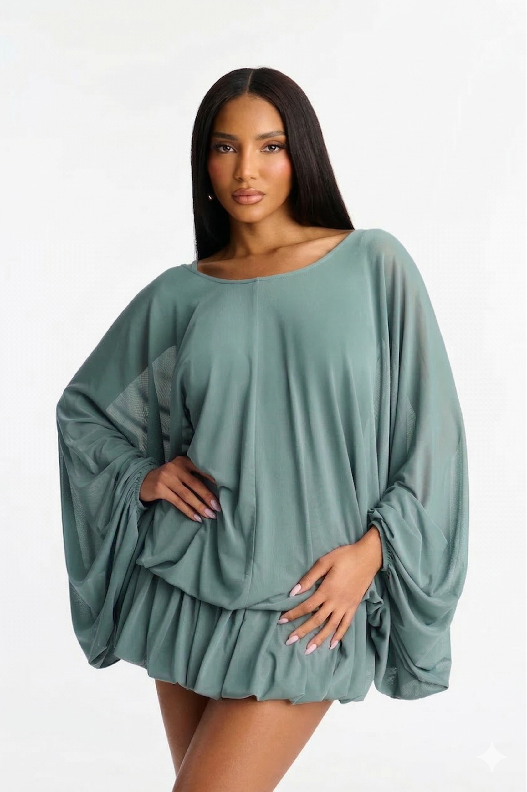 🔥The It Girl Backless Mesh Mini Dress