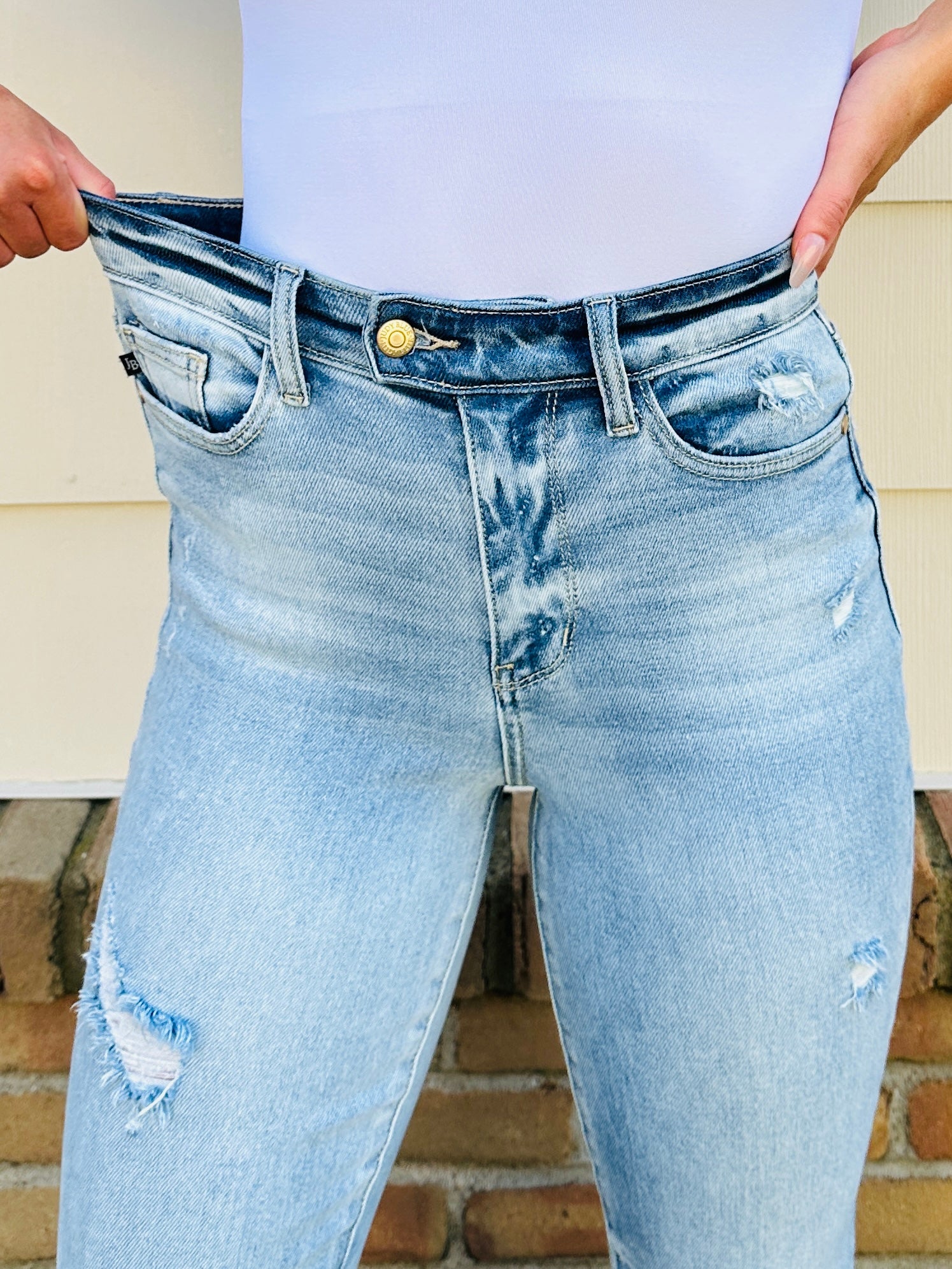 Judy Blue Look Good, Feel Better Flare Jeans