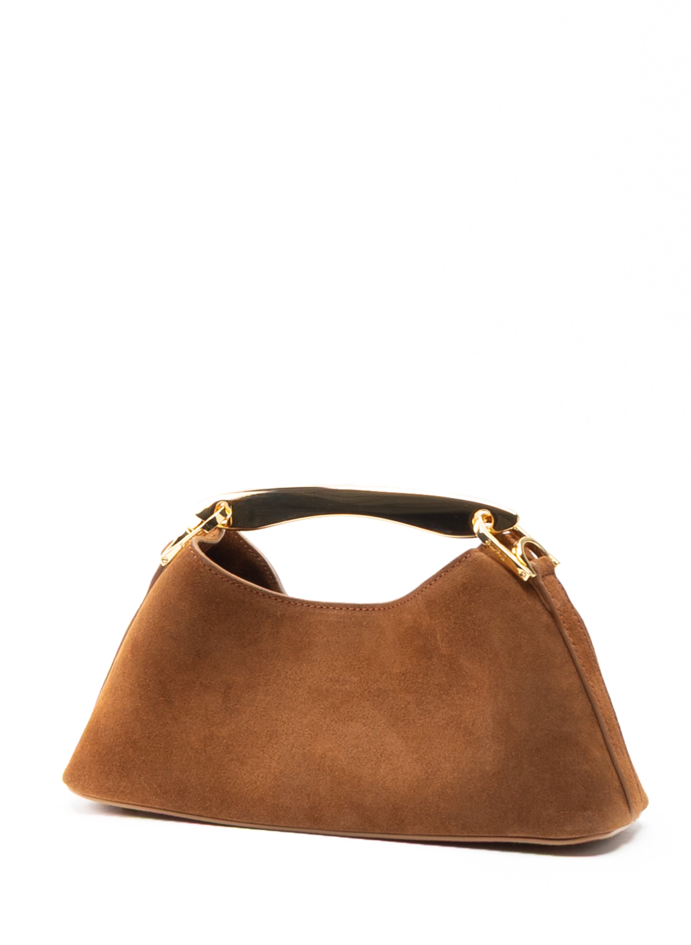 Mini Boomerang Suede Cognac Clearance Sale 85%OFF