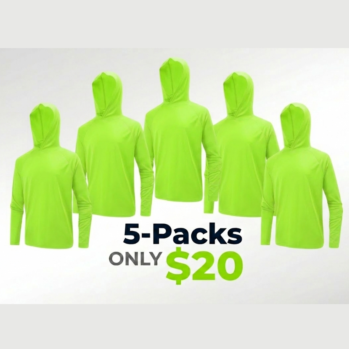 Men's Lightweight UPF50+ Sun Protection Performance Hoodie
