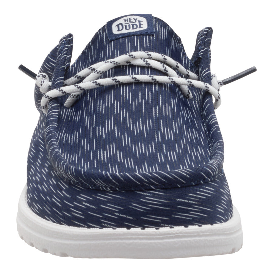 Wally Slip Jersey Jacquard - Navy Blazer/White