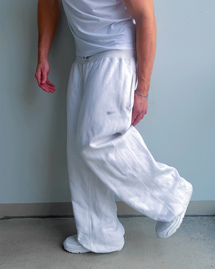 Baggy Fleece Joggers (Relaxed Wide Fit)