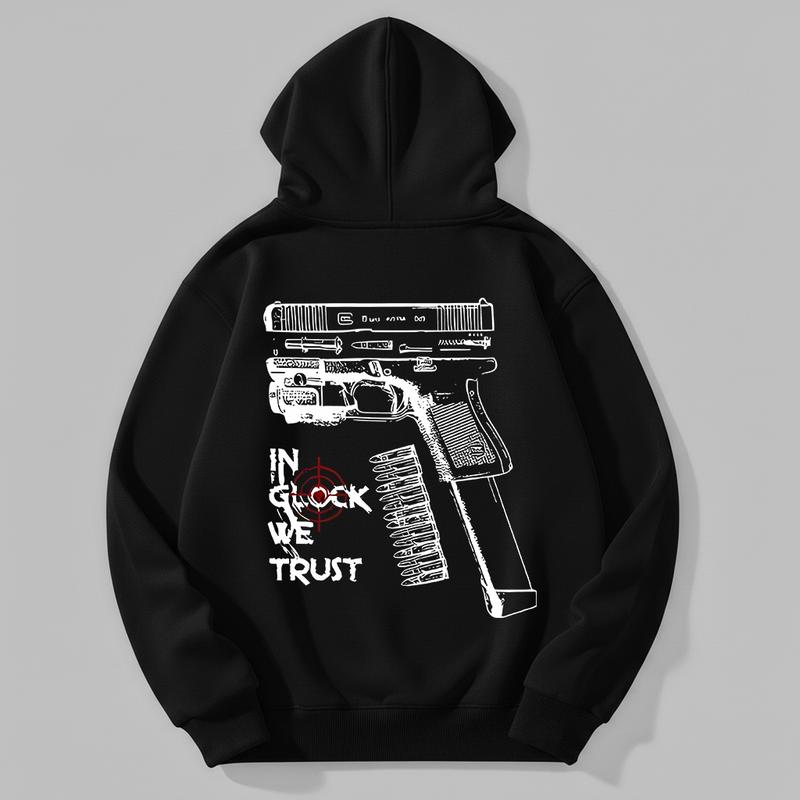Unisex “In We Trust” Graphic Pullover Hoodie