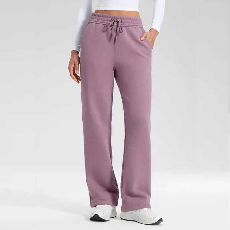 Women’s Cotton Fleece Lined Straight Leg Sweatpants