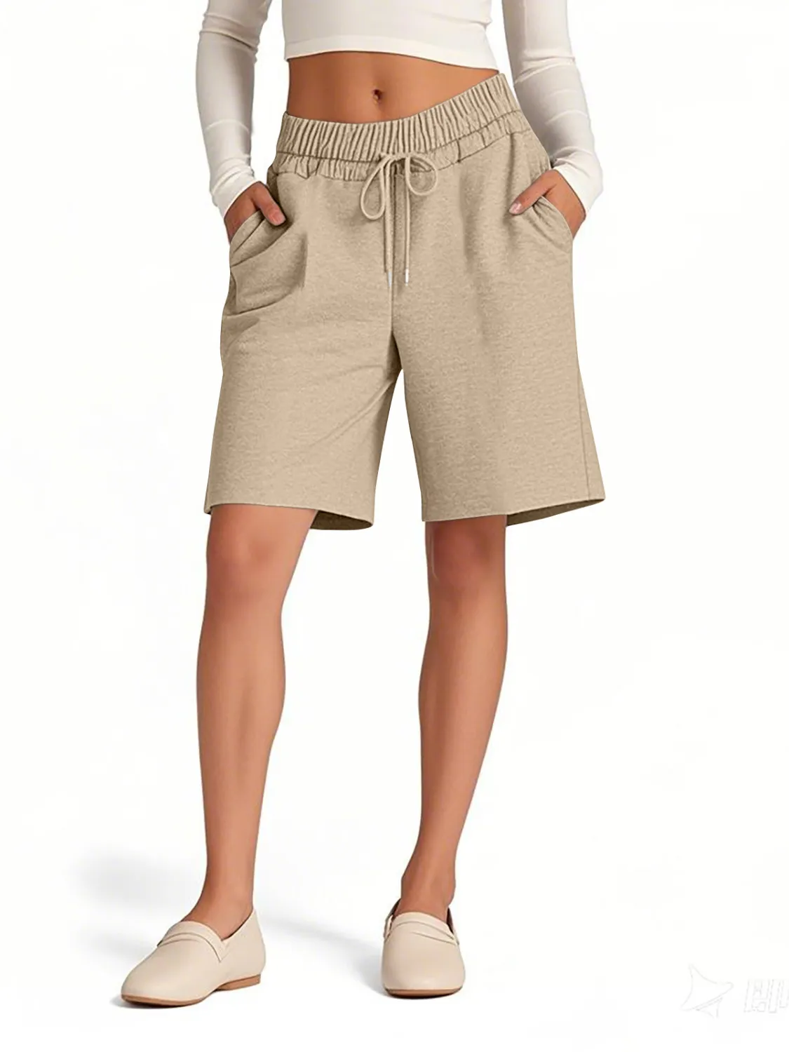 Drawstring Shorts with Pockets (multiple color options)
