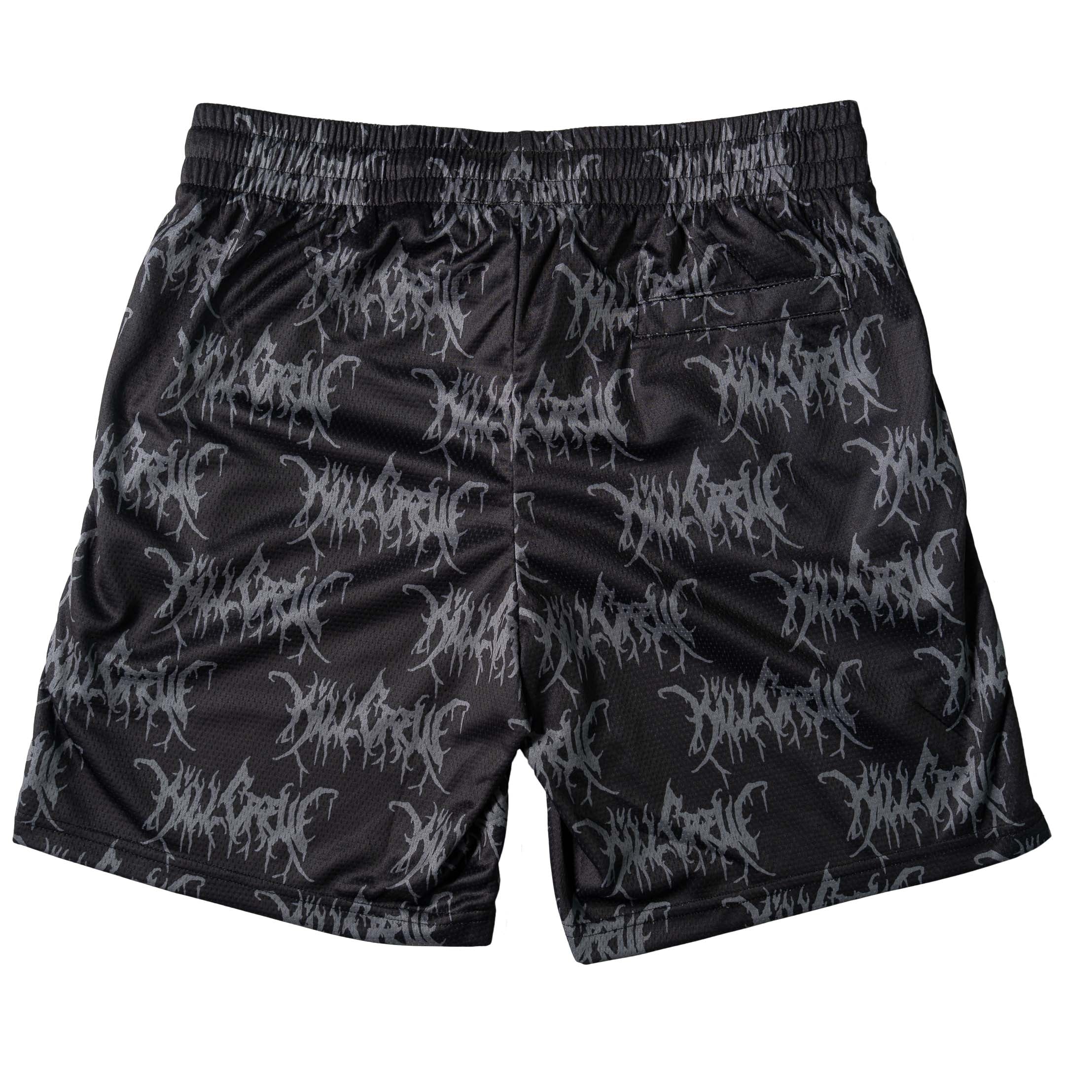 RELAXED CUT SHORTS ALL OVER - BLACKOUT
