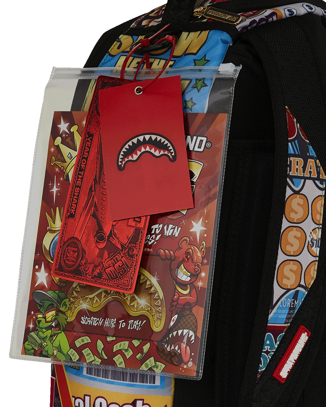 BIG MONEY BIG MONEY BACKPACK (COMES WITH SCRATCH OFF PLAYING CARD)