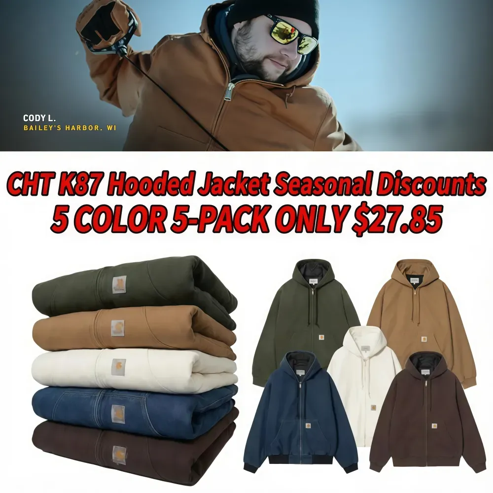 🔥Last Day Promotion!🔥CHT J130 Men's Loose Fit Washed Duck Insulated Active Jacket