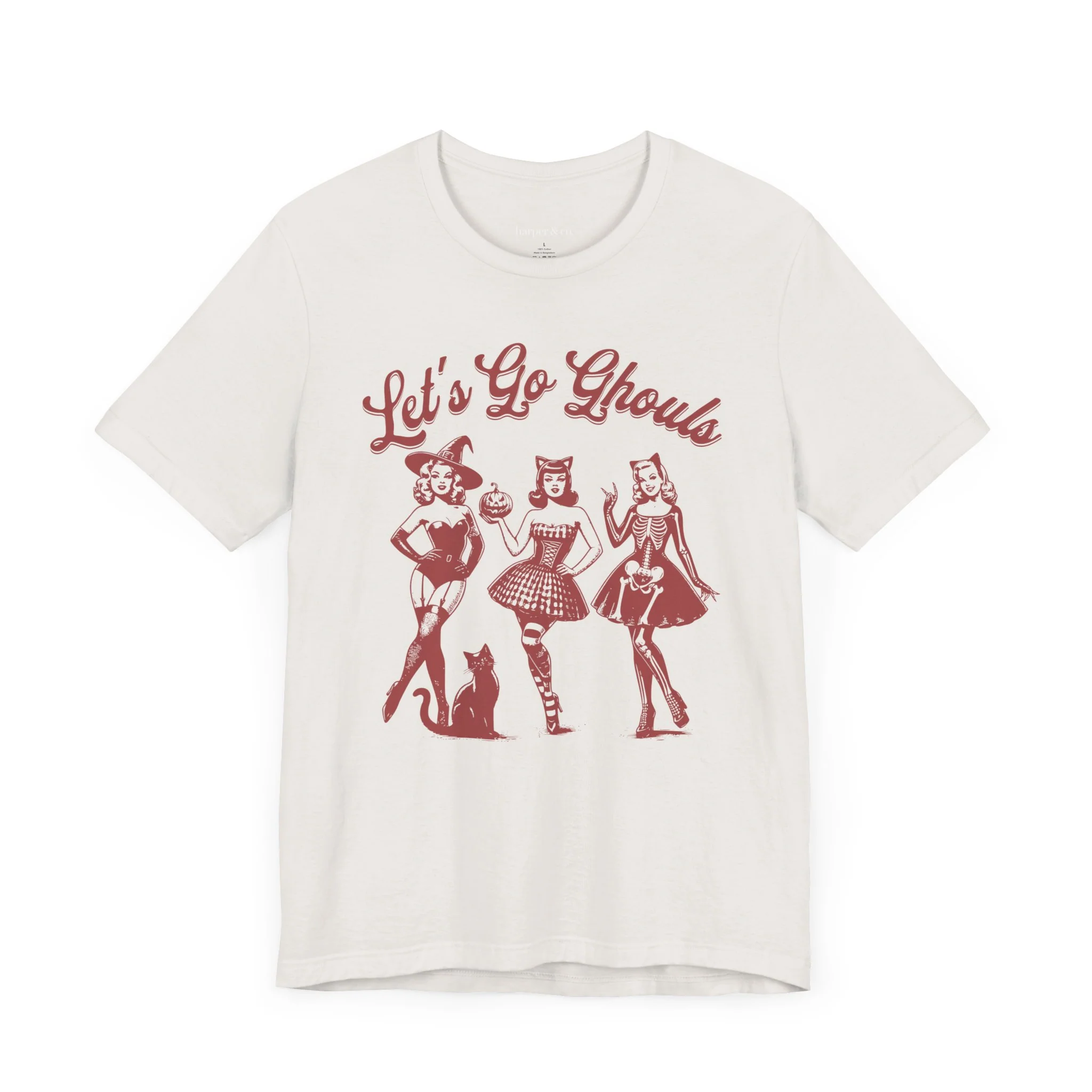 Let's Go Ghouls Bella Canvas Unisex Jersey T-Shirt - Multiple Colors