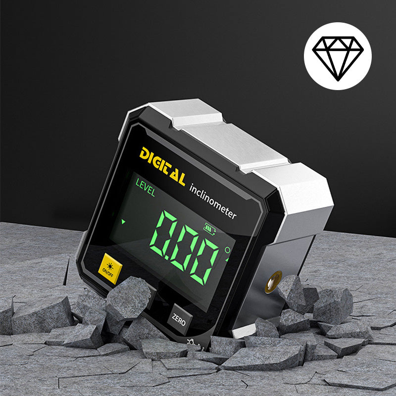 4-Side Magnetic Digital Angle Finder with Laser