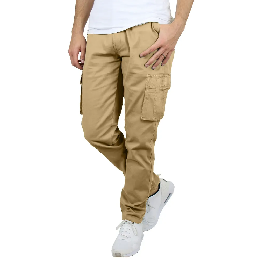 🔥Men's 6-Pack Flex Stretch Cotton Cargo Pants