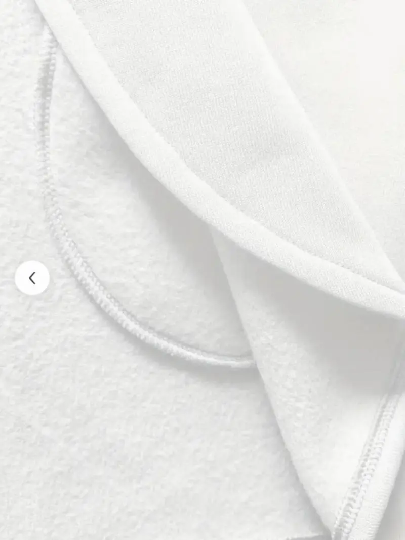 Women's Fleece Hoodie with Stylish Asymmetrical Hemline