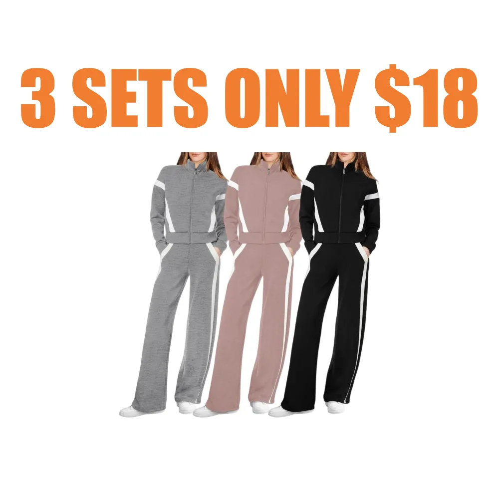 Women 2 Piece Outfits Tracksuit Matching Set