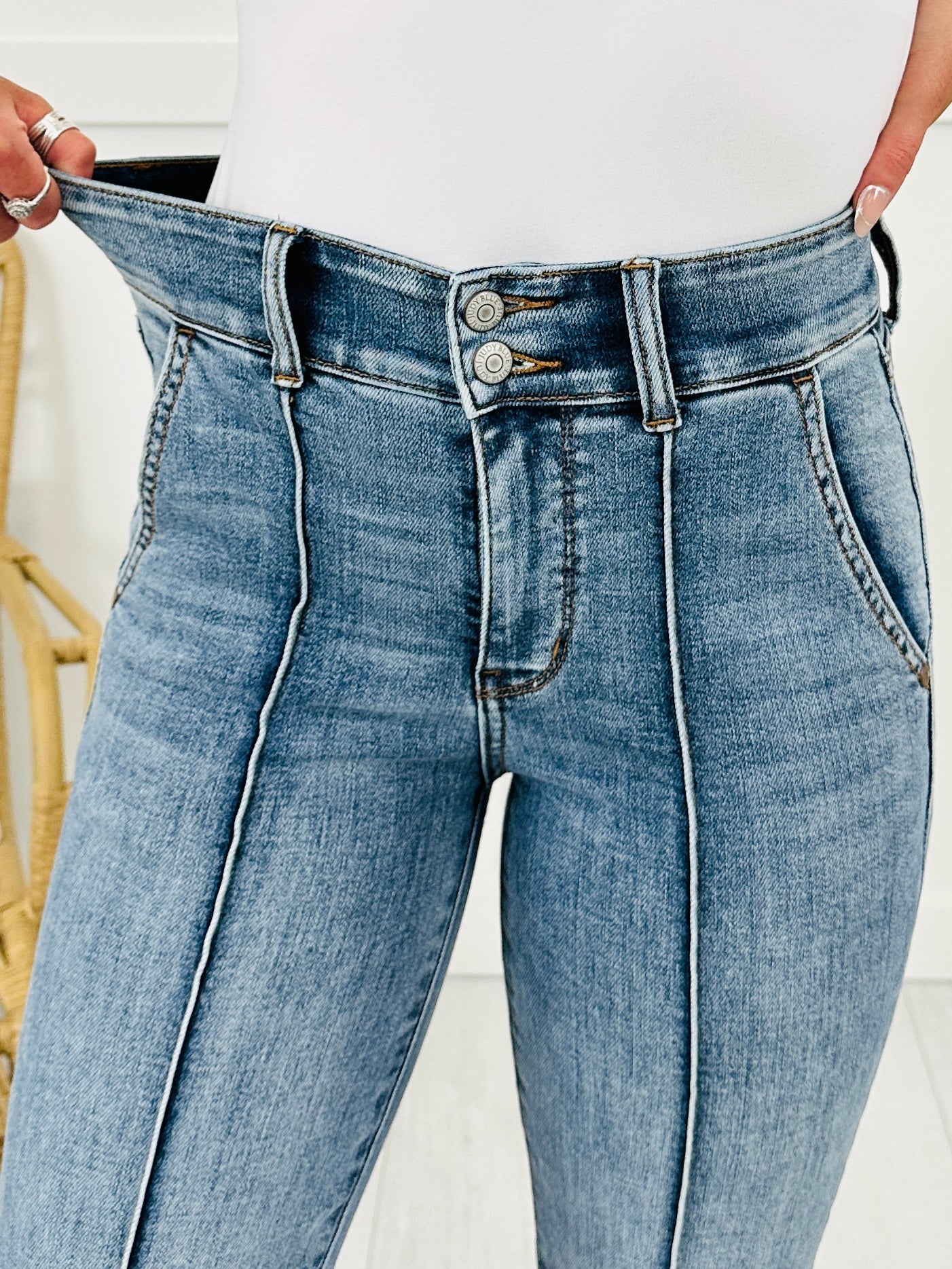 Judy Blue Stop and Stare Flare Jeans