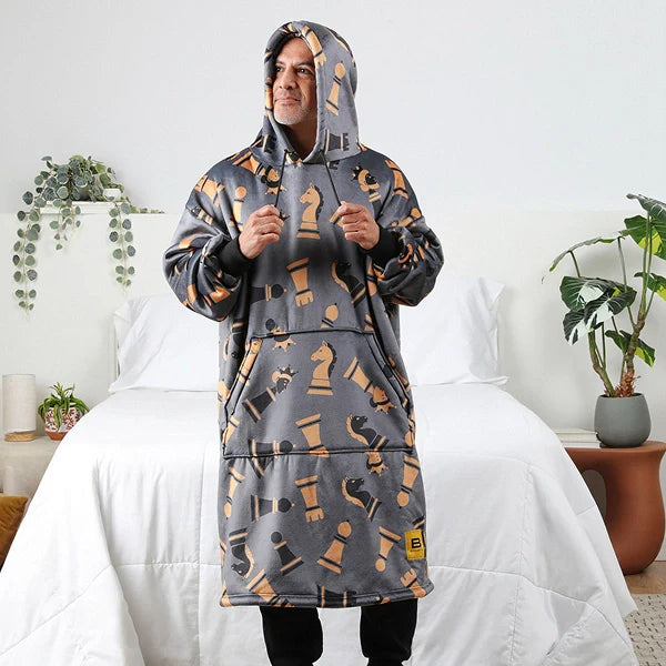 Wearable blanket Oversized with sherpa lining One size fits most.