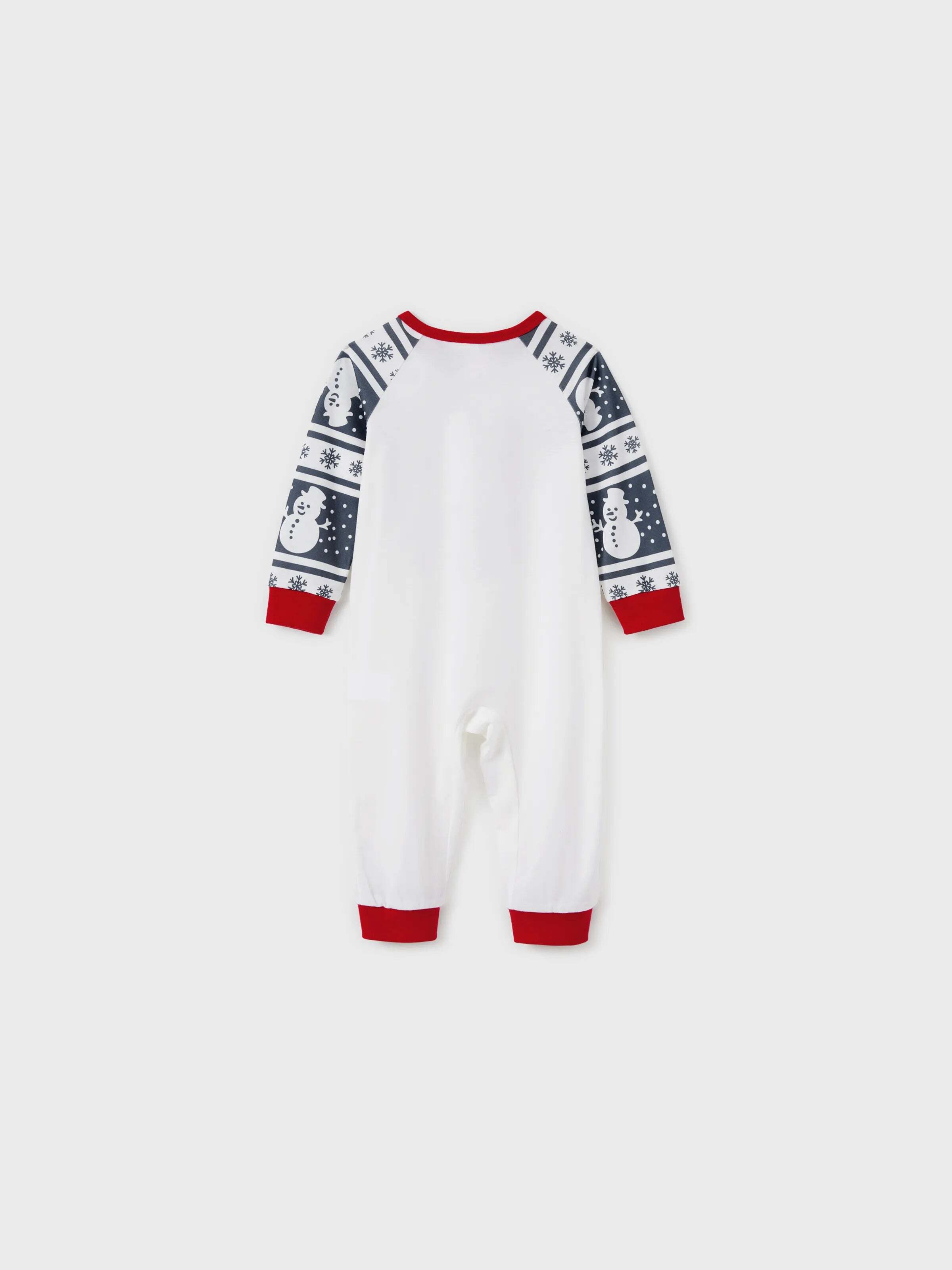 Matching Christmas Pajamas Family Snowman Pattern Long Sleeves PJs Sets Christmas Socks Dark Grey