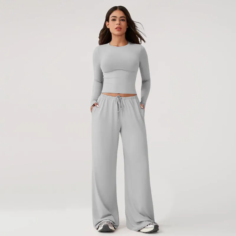 Women's 2-Piece Set With Stretchy Fabric