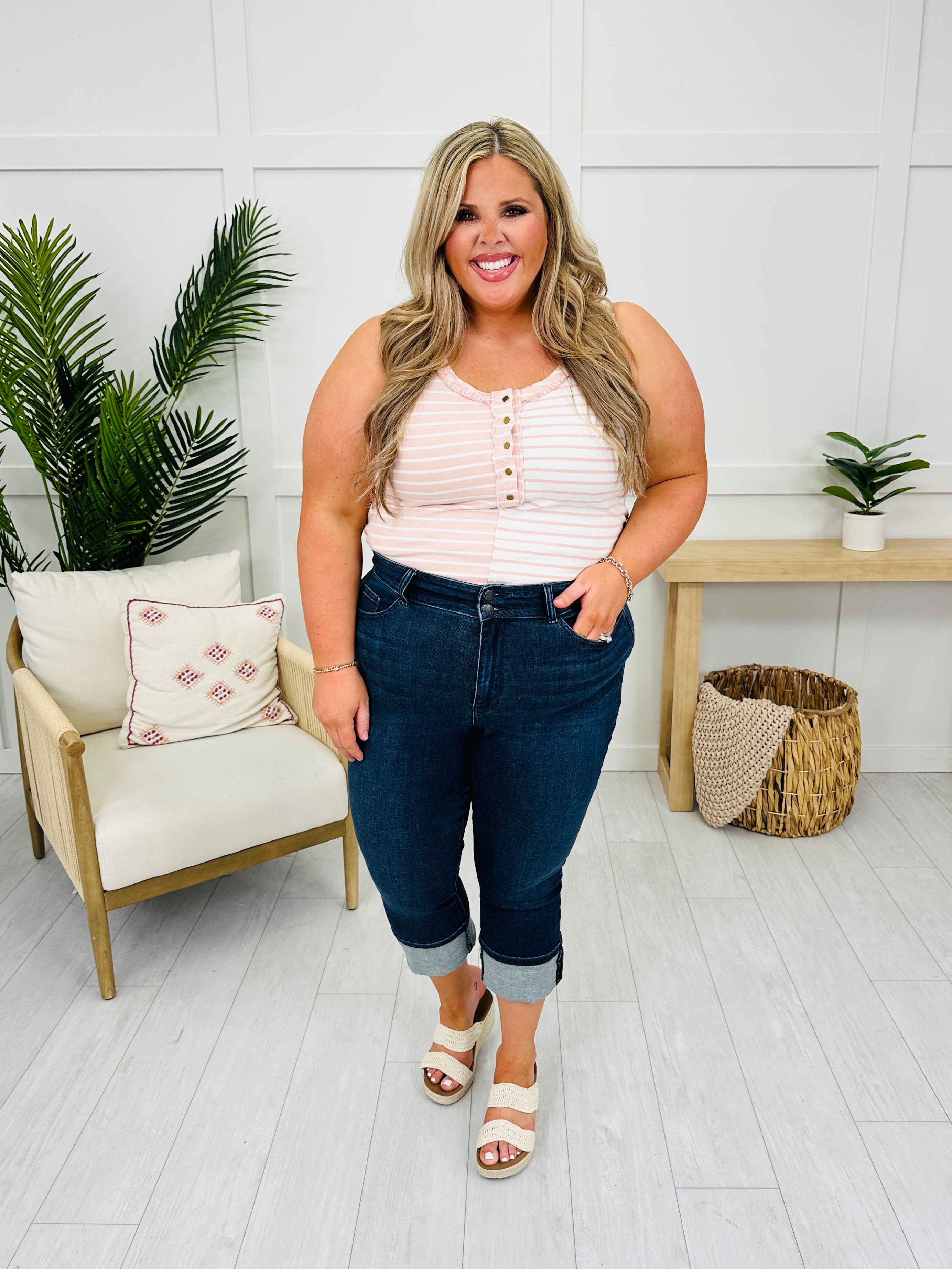 Judy Blue Double Take High Rise Capris