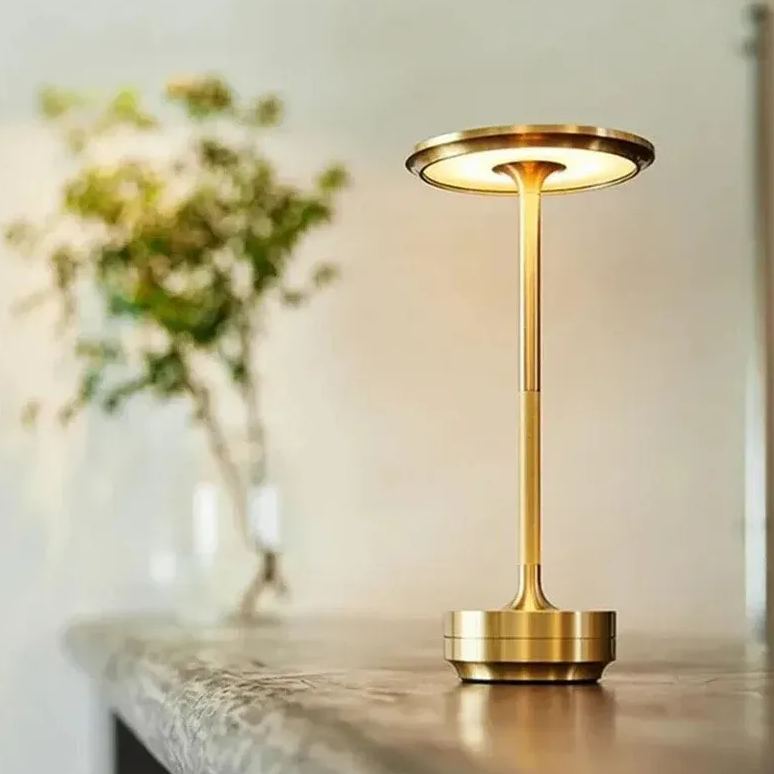 Ecolume Wireless Table Lamp - Dimmable & Rechargeable Waterproof Desk Light