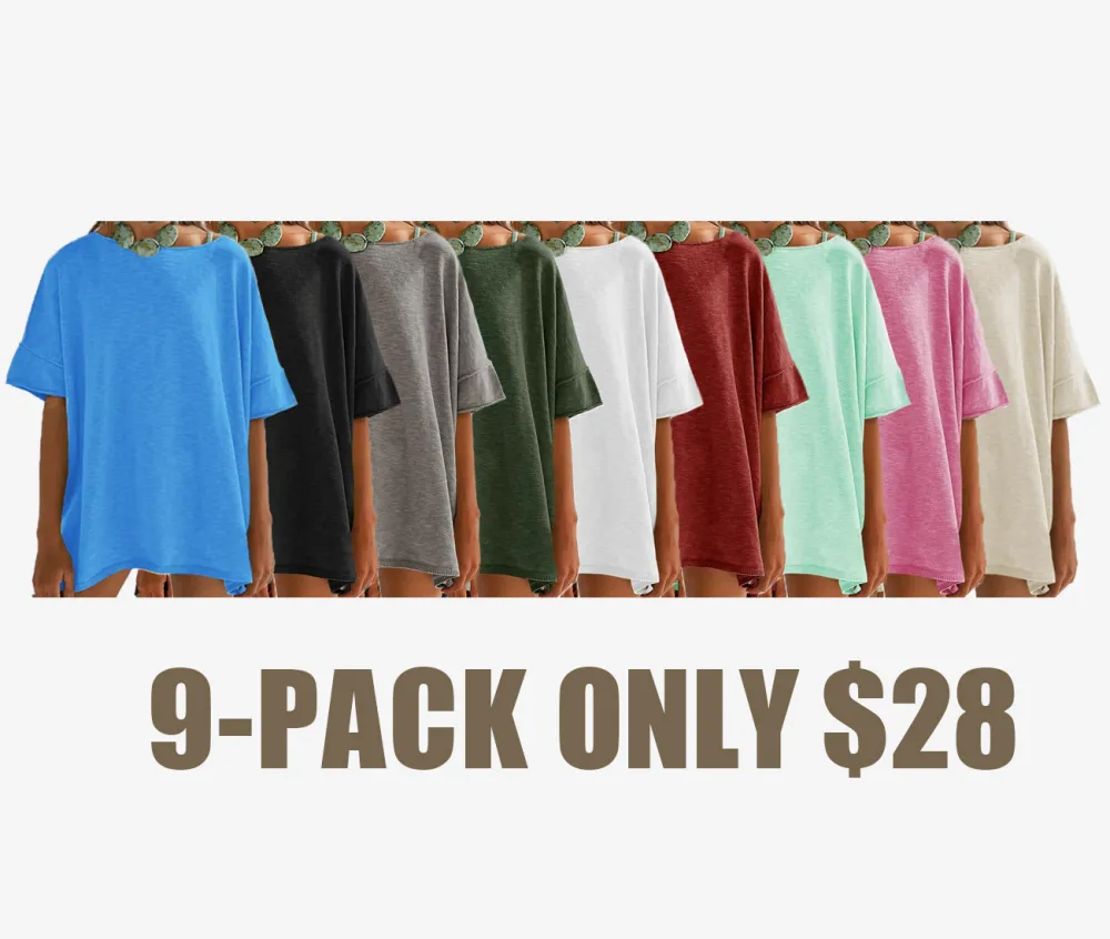 💖 Women's Oversized Summer Tee – Effortlessly Chic, Comfortably Cool 💖