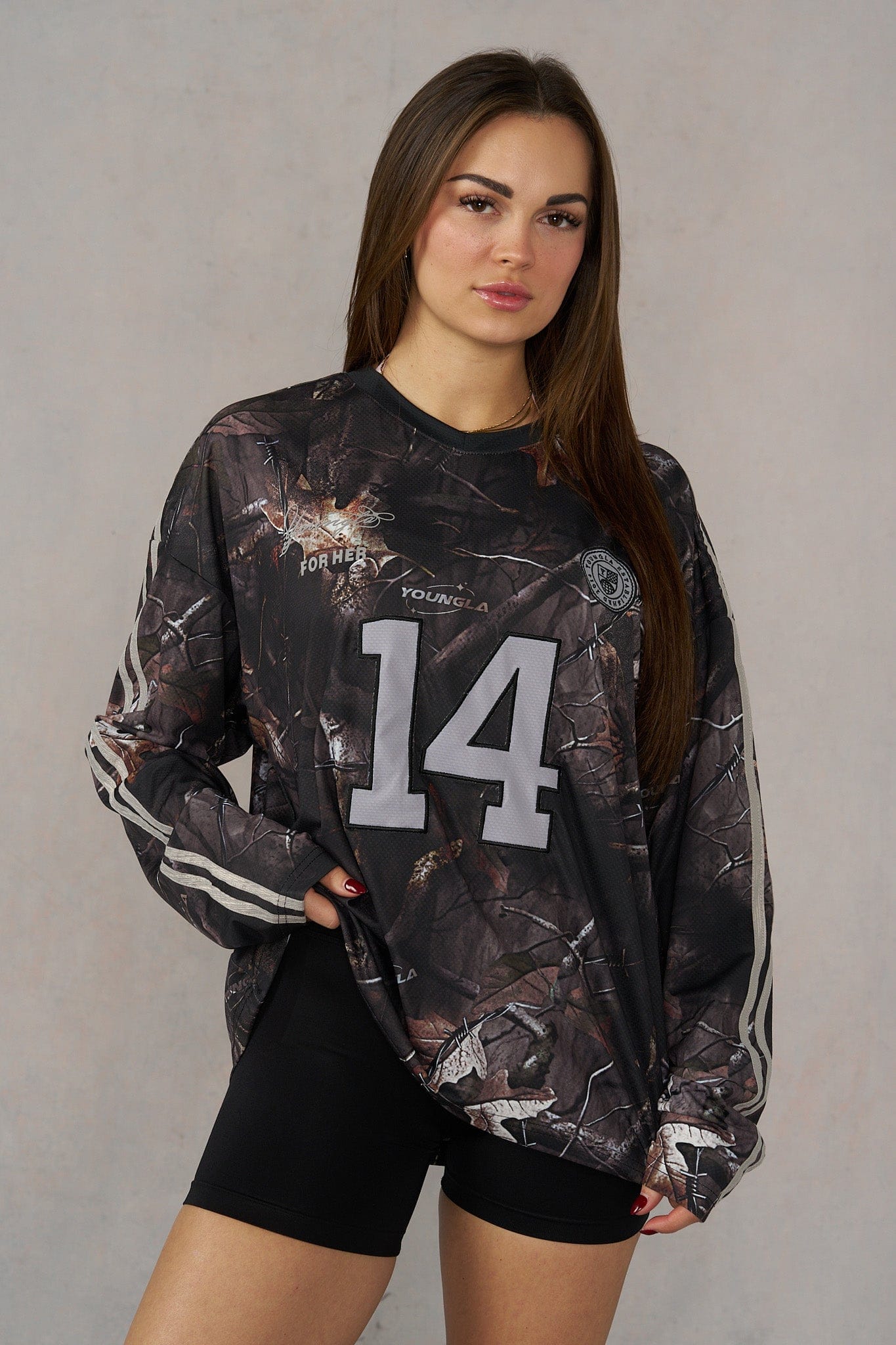 W4302 - Camo Longsleeve Jersey