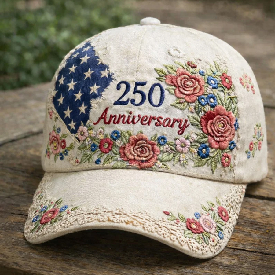 Women'S Retro Floral Print Hat