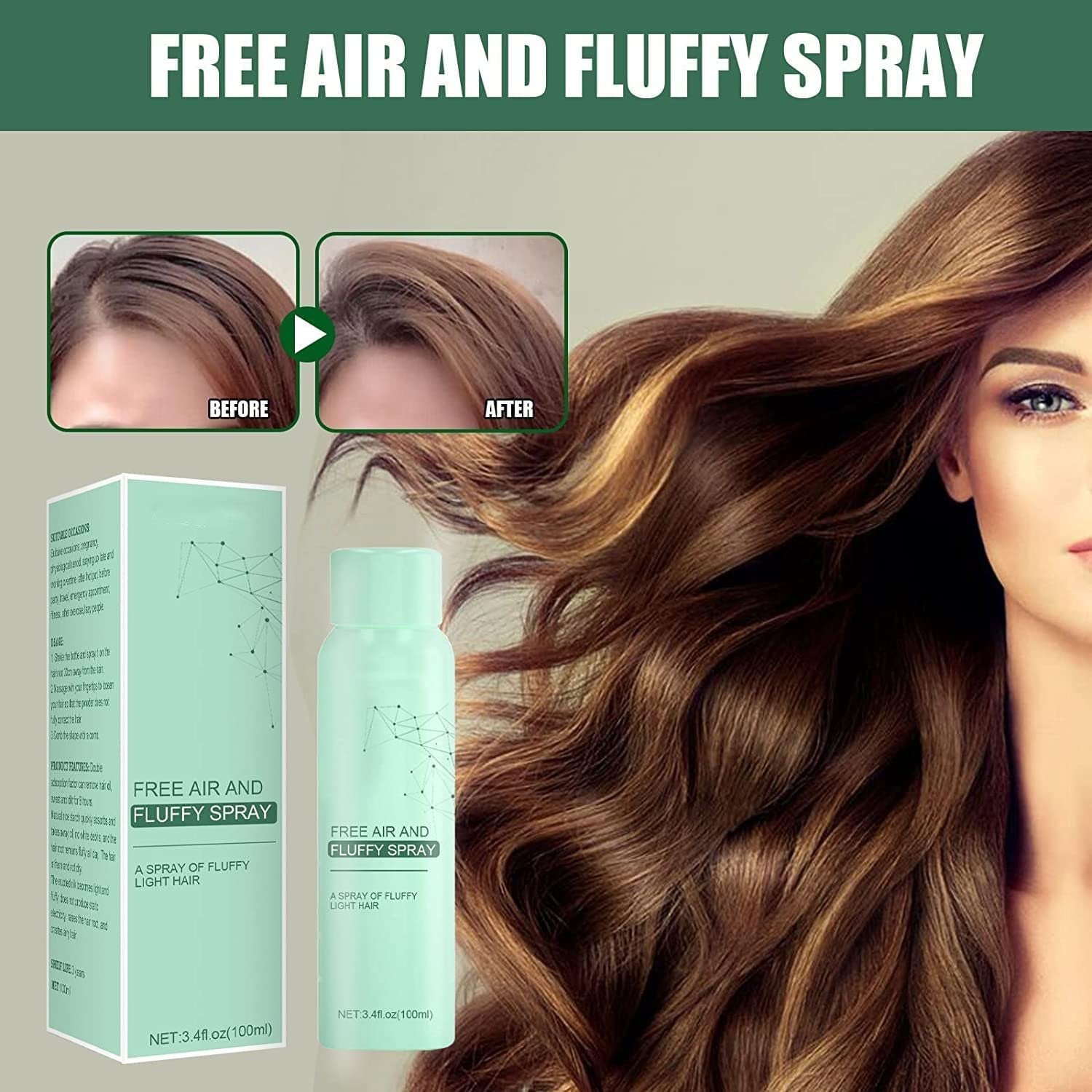🔥HOT SALE🔥 Oil-Control Fluffy Volume Lift Hairspray
