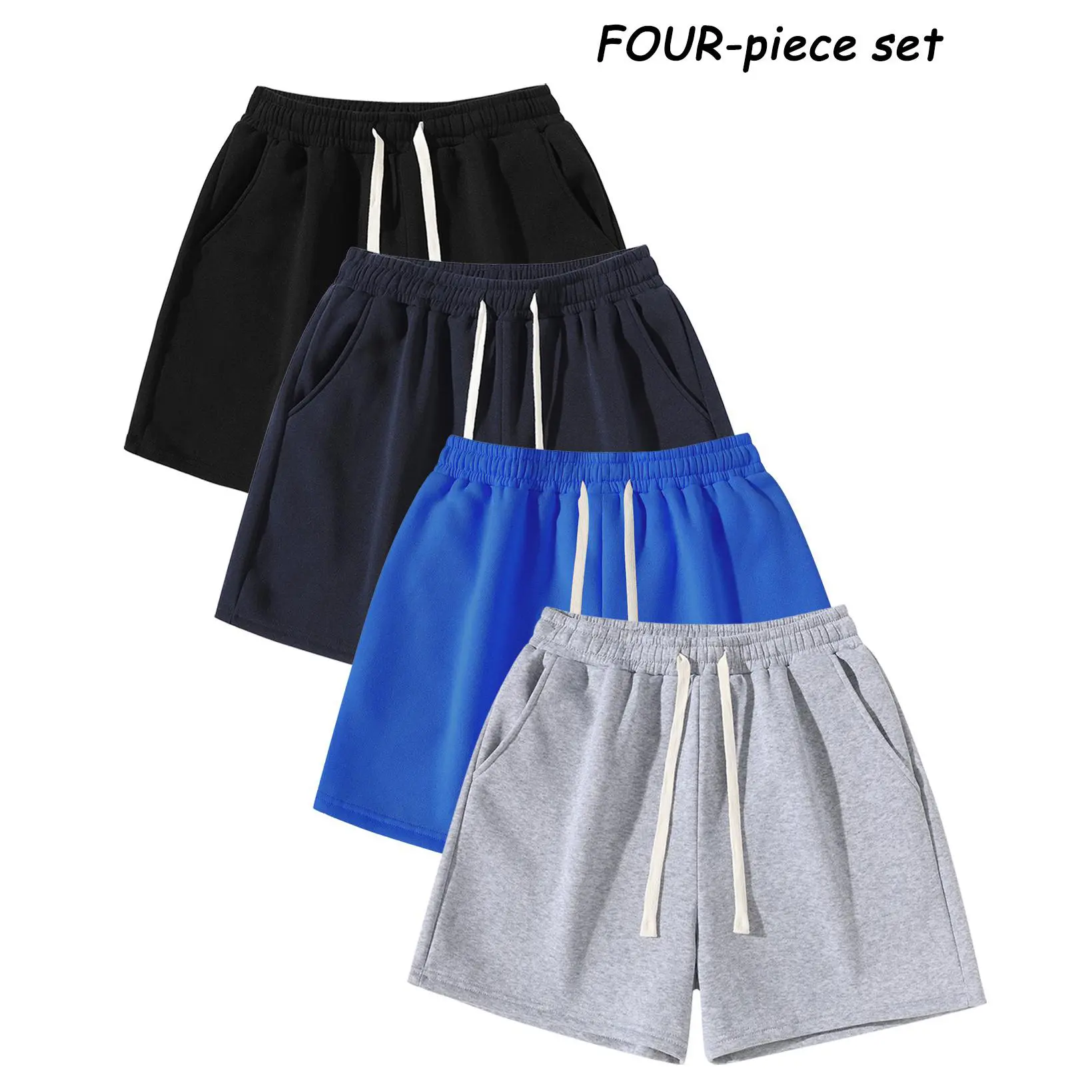 Casual Fashion Sports Commuter Versatile Loose Solid Color Shorts Fitness Summer Bottoms SpringStatements