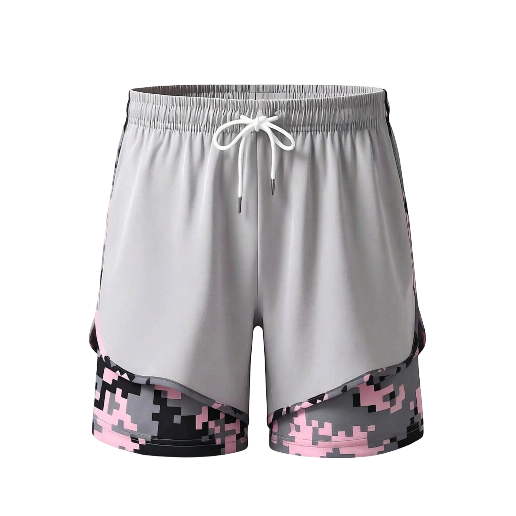 Women’s 8-Pack Anti-Exposure Layered Look Yoga Shorts — Quick-Dry Athletic/Casual Basic Workout Shorts for Running, Fitness, and Tennis