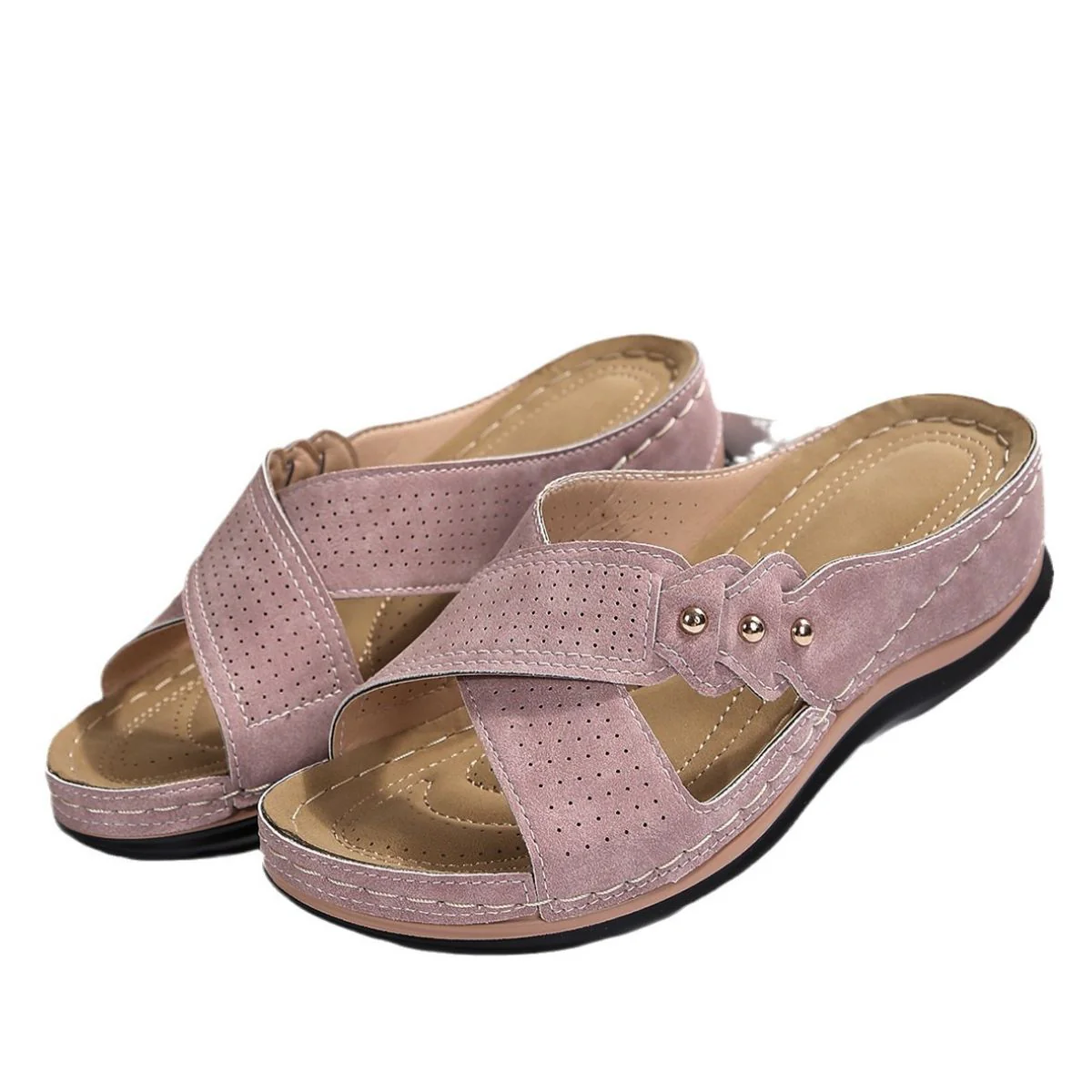 Open Toe Platform Sandals (multiple color options)