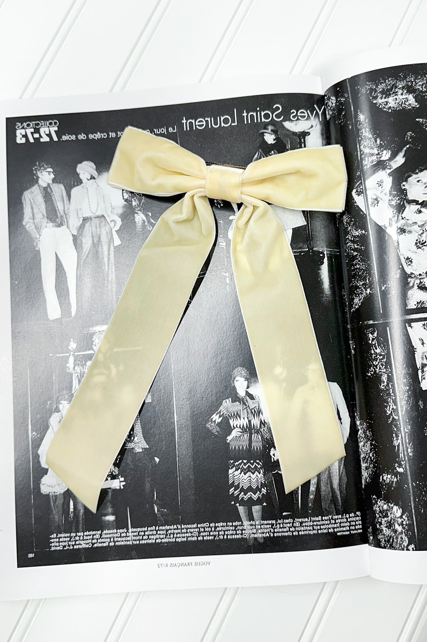 Timeless Poise Velvet Bow Hair Clip