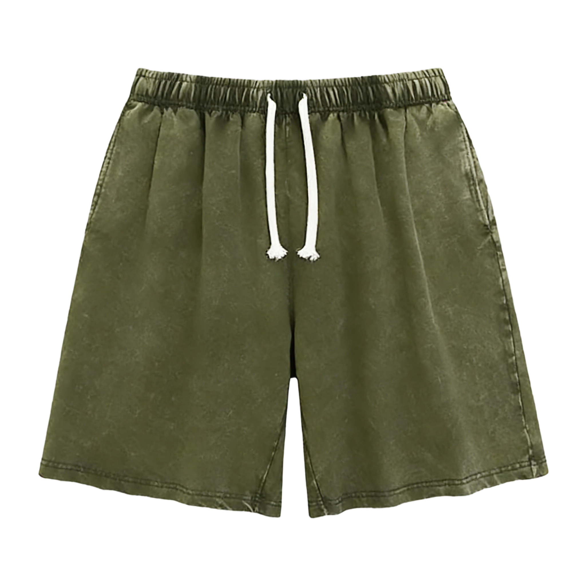Vintage Acid-Washed Athletic Sweat Shorts