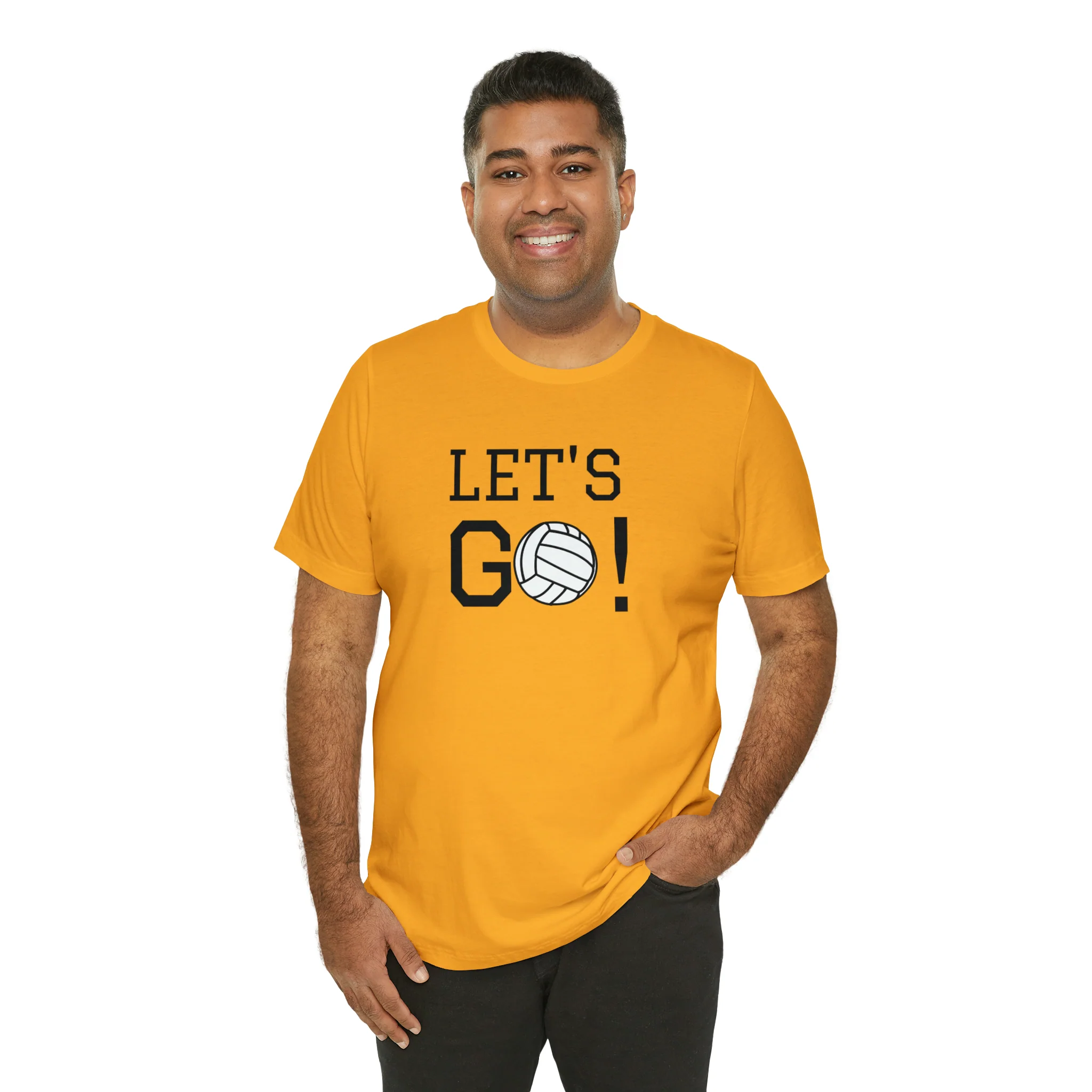 Let's Go! Volleyball Unisex Jersey Short Sleeve Tee
