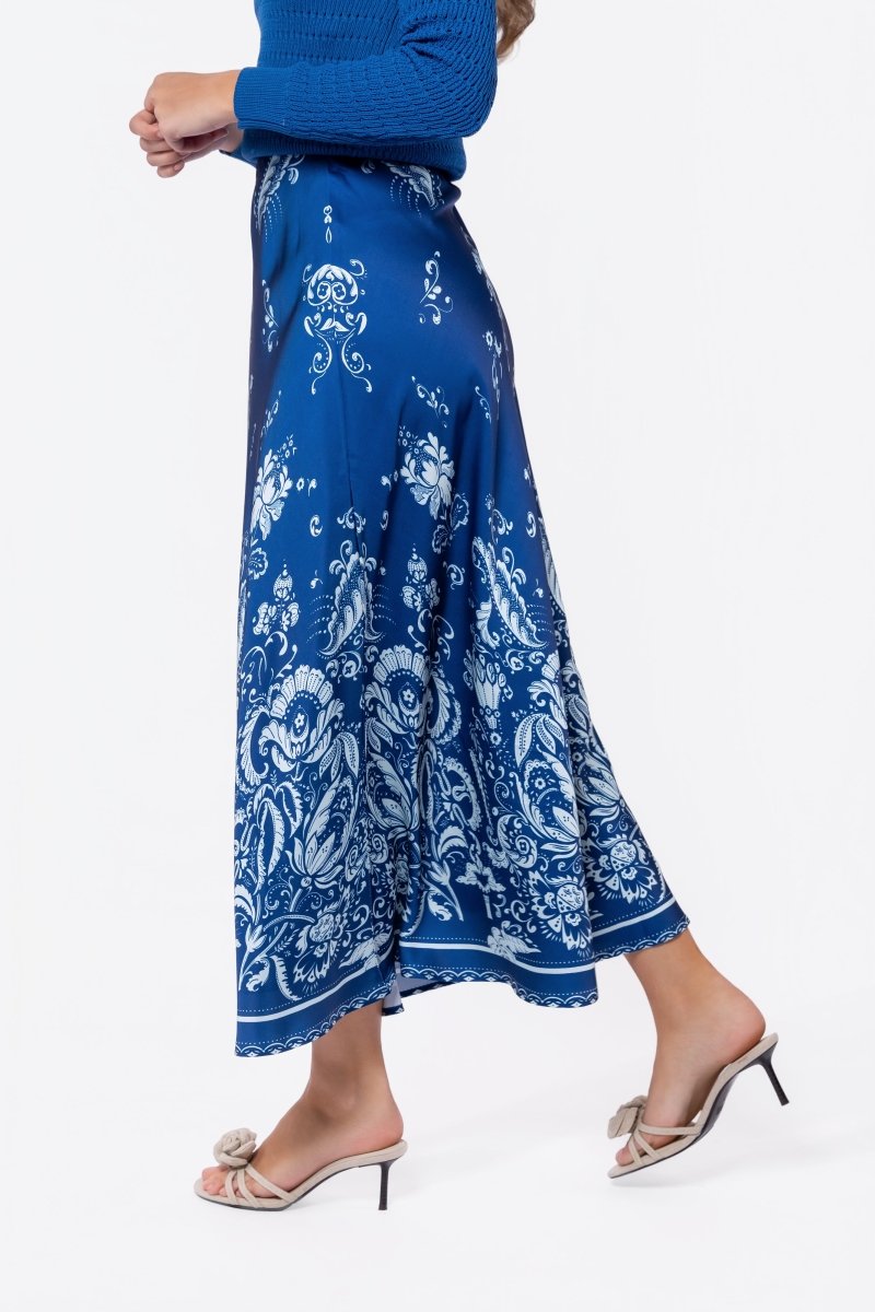 Lisa Skirt (Navy/Mint)