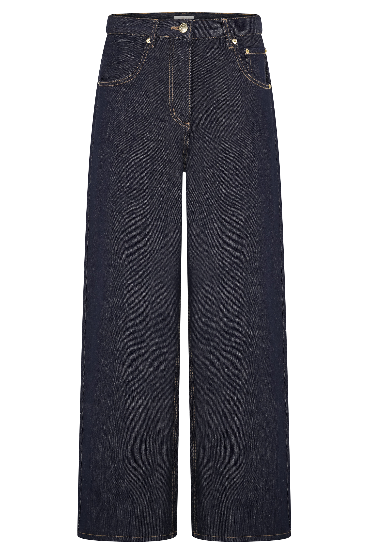 Blue Mid Rise Denim Jeans