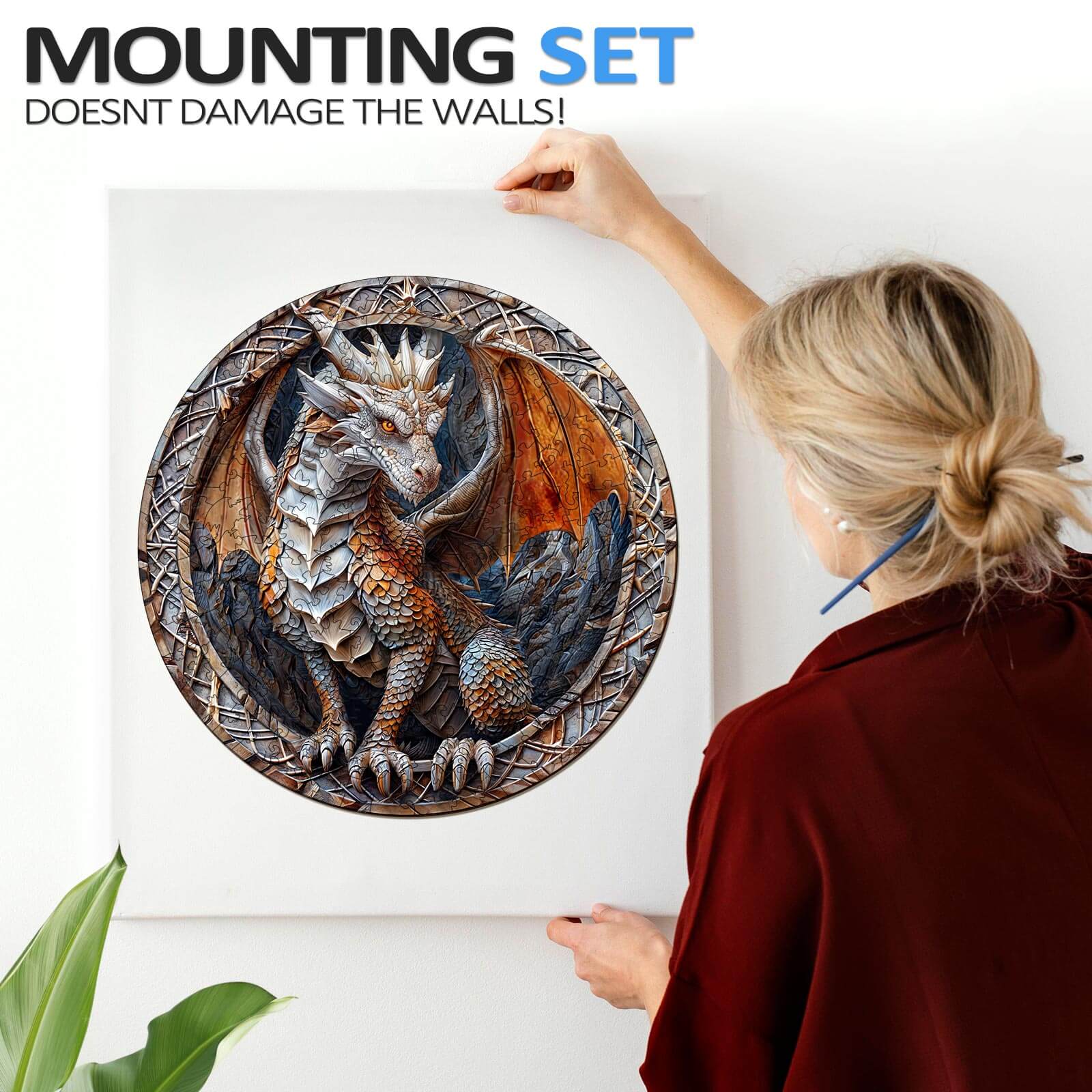 Cave Dragon Wooden Jigsaw Puzzle