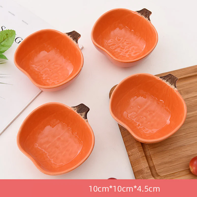 4PC Fruits Flowers Critters Seasoning Dishes